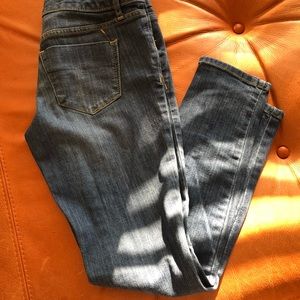 Skinny low rise jeans